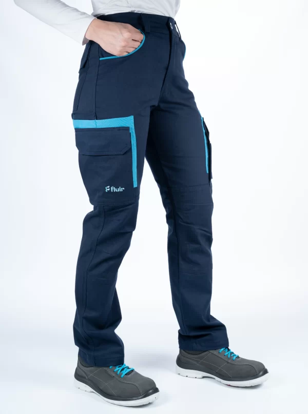 Pantalon Cargo Azul hecho por fluir