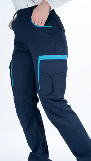 Pantalon Cargo Azul hecho por fluir