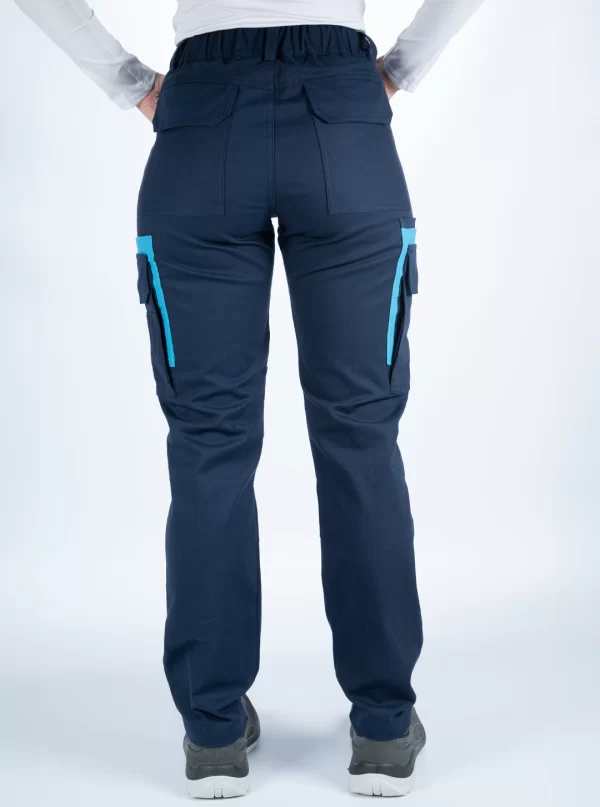 Pantalon Cargo Azul hecho por fluir