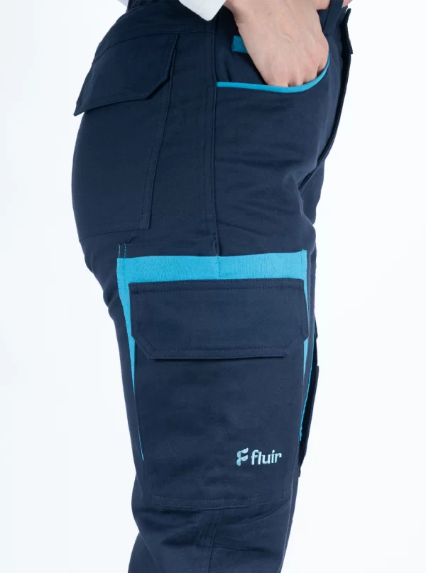 Pantalon Cargo Azul hecho por fluir