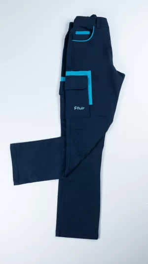 Pantalon Cargo Azul hecho por fluir