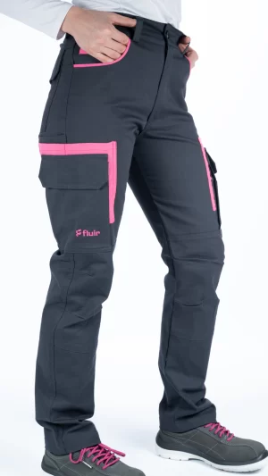 Pantalon Cargo Gris topo hecho por fluir