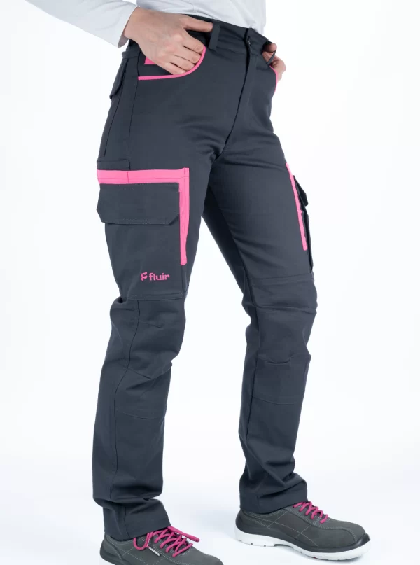 Pantalon Cargo Gris topo hecho por fluir