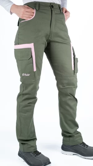 Pantalon Cargo verde hecho por fluir