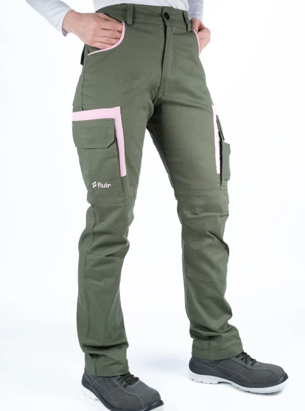 Pantalon Cargo verde hecho por fluir