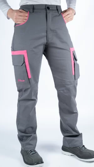 Pantalon Cargo gris claro hecho por fluir