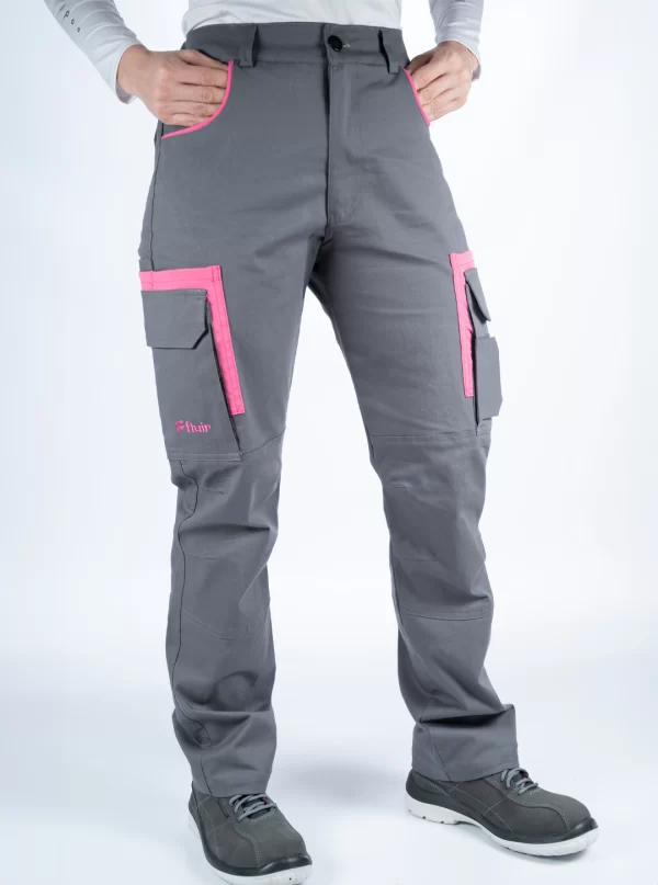 Pantalon Cargo gris claro hecho por fluir