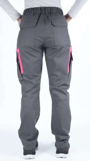 Pantalon cargo gris detallePantalon Cargo gris claro hecho por fluir