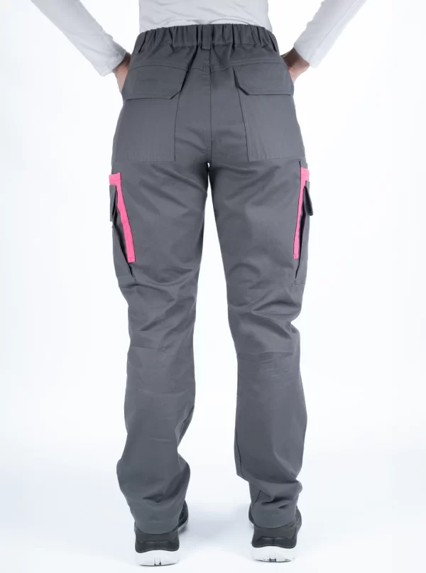 Pantalon cargo gris detallePantalon Cargo gris claro hecho por fluir