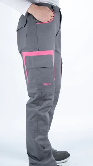 Pantalon Cargo gris claro hecho por fluir