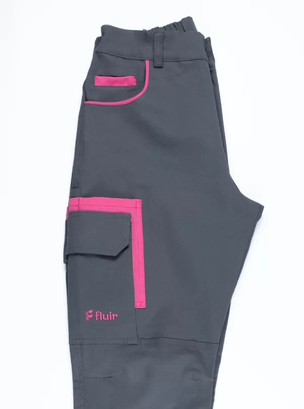 Pantalon Cargo gris claro hecho por fluir